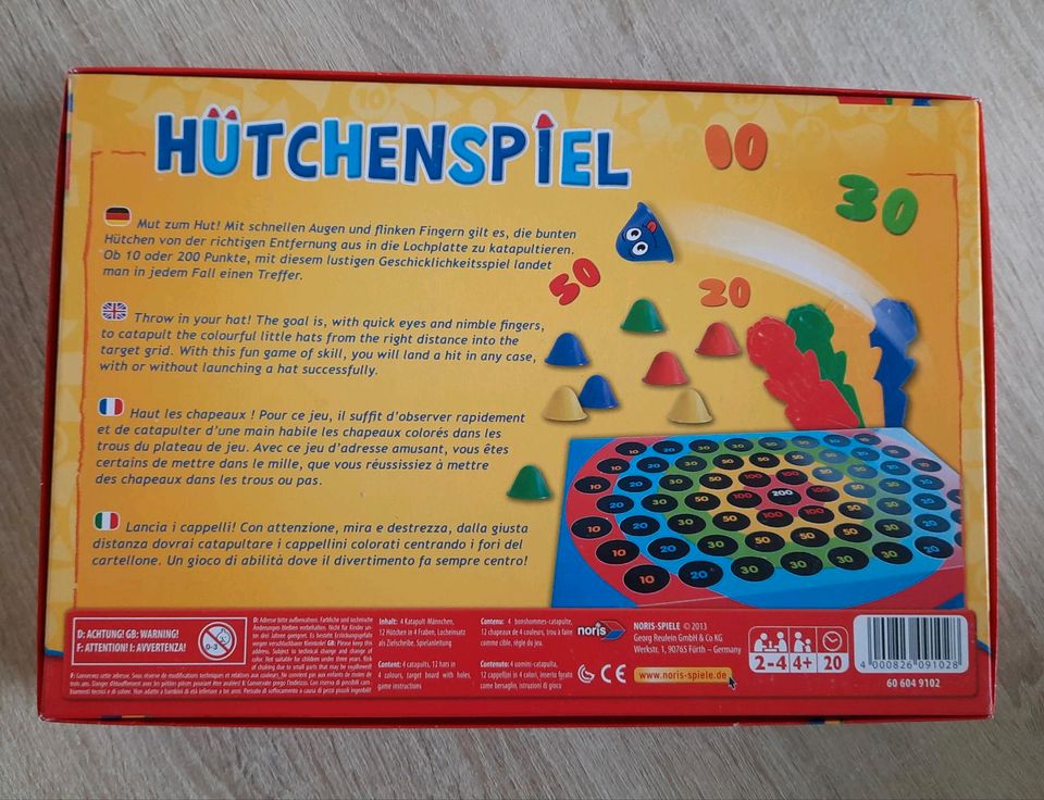 Gesellschaftsspiel-Hütchenspiel in Reinbek