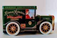 Blechauto/Blechdose Oldtimer mit Spieluhr von Heinrich Haeberlein Bayern - Harsdorf Vorschau