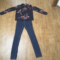 tolle Bluse (Gr.34) mit passender Jeans von Only (Gr.S/34) Sachsen - Hoyerswerda Vorschau