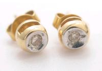 SOLITÄR DIAMANT OHRSTECKER 585 GOLD NEU BICOLOR OHRRINGE Nordrhein-Westfalen - Herne Vorschau
