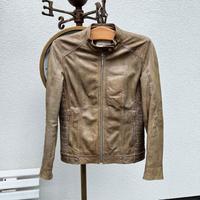 More&More Leder Jacke Khaki grün Farbe gr. 38 M Wandsbek - Hamburg Hummelsbüttel  Vorschau