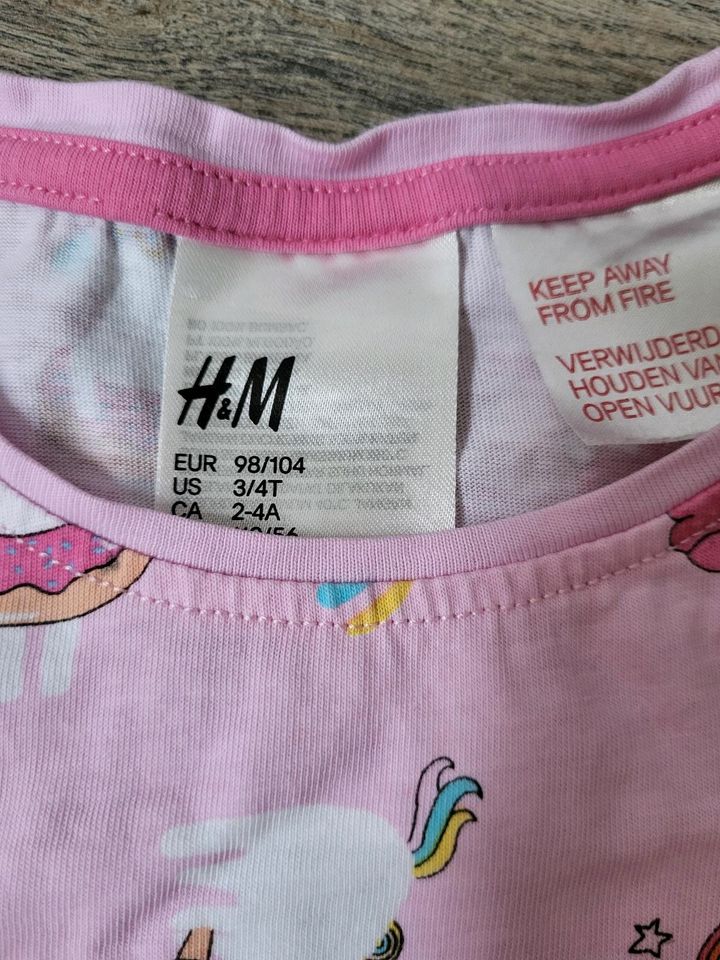 2x H&M Shorty, Pyjama, Schlafanzug, NEU, Größe 98/104 in Wuppertal