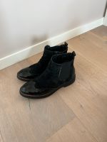 Chelsea Boots echtleder Lack budapester 38 schwarz Niedersachsen - Gehrden Vorschau