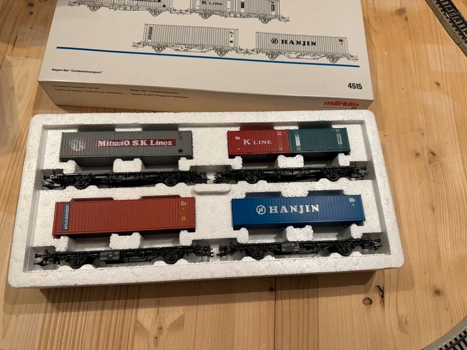 Märklin H0 - 4515 Wagenset Containertransport in Sailauf