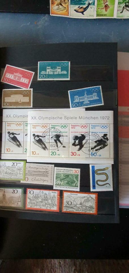 Briefmarken Sondermarken Sammlung 70er und 80er Jahre Philatelist in Rosenheim