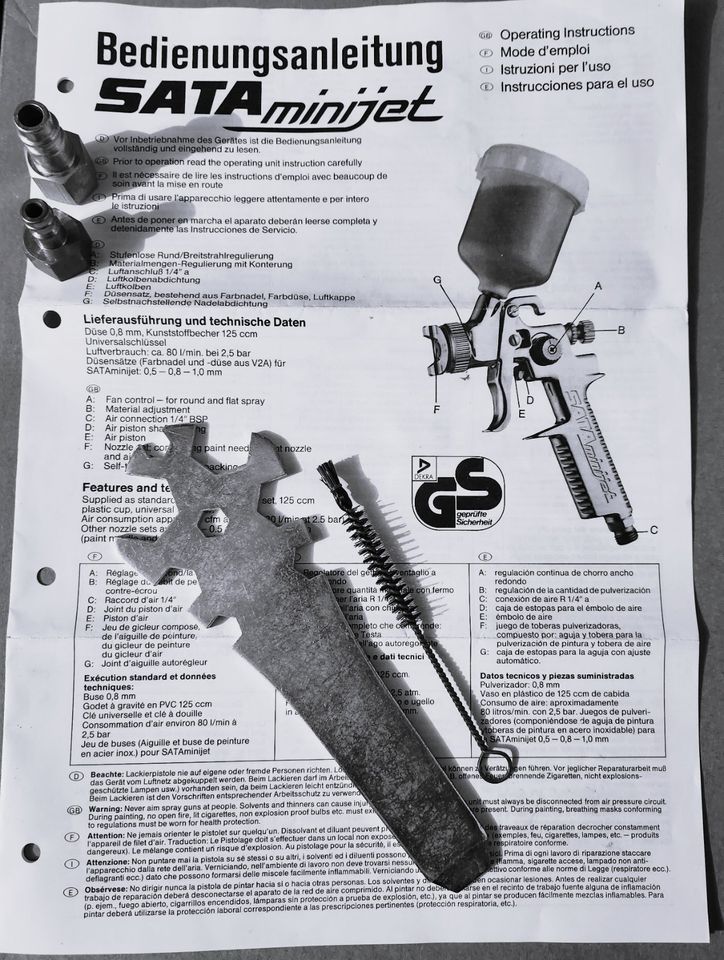 Sata Minijet Lackierpistole in Hamburg