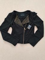 Jacke kurz schwarz/ golden Gr. S melrse Hessen - Bad Wildungen Vorschau