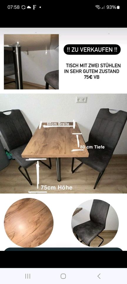 Tisch mit Stühlen. in Bottrop