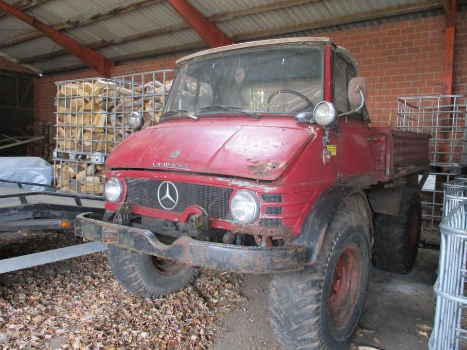 Unimog 406 Cabrio 6 Zylinder Dreiseitenkipper in Andervenne