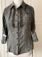 Khujo Damen Bluse Gr. XL grau viele Accessoires Rheinland-Pfalz - Ludwigshafen Vorschau