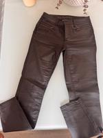 Lederoptik Sreet One  Damenhose Gr.27/32 ♥️ Hessen - Erzhausen Vorschau