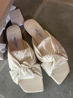 Neue weiße Jimmy Choo Pantoletten / Sandaletten Größe 38,5 OVP Baden-Württemberg - Hessigheim Vorschau
