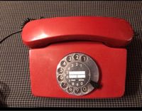 Rotes altes Wahlscheibentelefon Nordrhein-Westfalen - Rösrath Vorschau