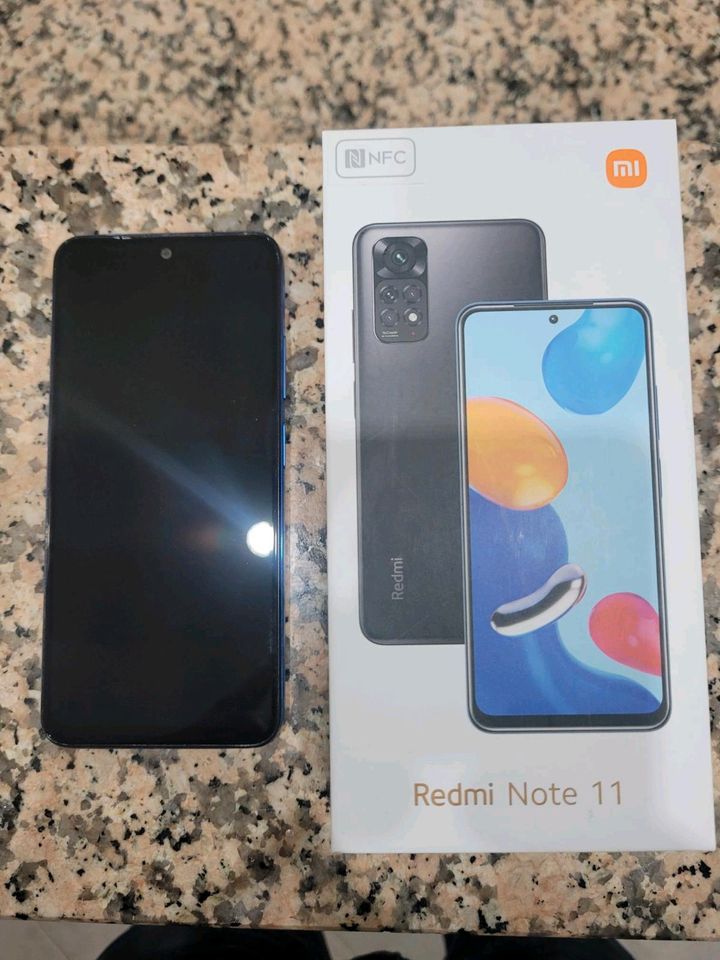 Handy Smartphone Xiaomi Redmi Note 11 blau in Kirchhain