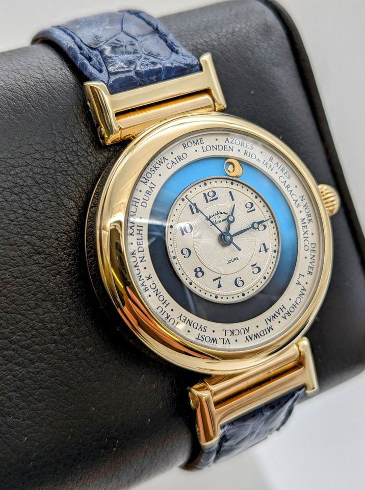 Christiaan van der Klaauw Satellite du Monde MKII 18K Uhr 39mm in Kiel