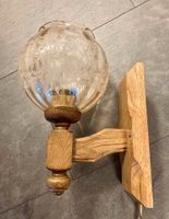 Schöne, alte Wandlampe/Leuchte in Eiche rustikal Bayern - Weiherhammer Vorschau