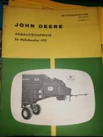 John Deere Mähdrescher 430  Anbaustrohpresse Hessen - Homberg Vorschau