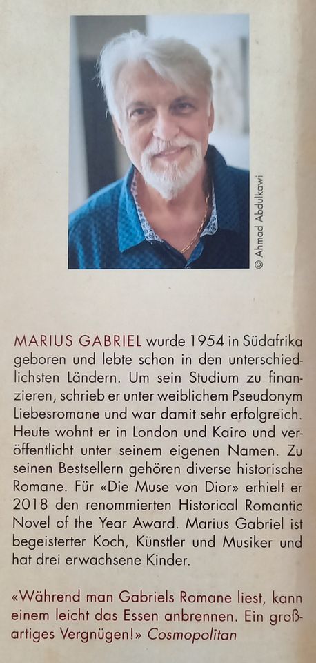 Taschenbuch DIE MUSE VON DIOR von Marius Gabriel in Pürgen