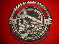 Rücken Aufnäher Skull Army Biker Soldat HD back patch aufbügeln Berlin - Zehlendorf Vorschau