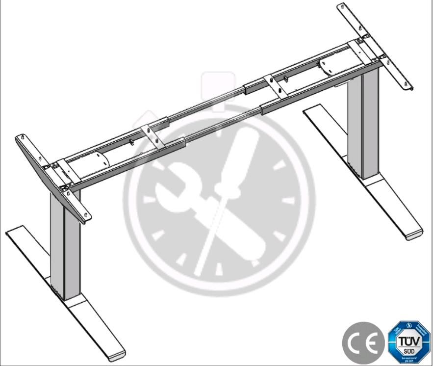 Schreibtisch elektr. höhenverstellbar, Holzoptik, 160x80 cm, neu in Hamburg