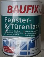 Baufix Fensterlack Türenlack Lack Farbe weiß seidenmatt 1  Liter Baden-Württemberg - Heilbronn Vorschau