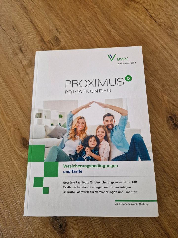 Proximus 5 Privatkunden Versicherung IHK Fachbuch Prüfungsbuch in Schwarzenberg (Erzgebirge)