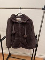Braune Kuscheln Jacke mit Teddy-Ohren an der Kapuze Neustadt - Gartenstadt Süd Vorschau