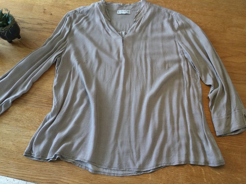 Blueberry Bluse schwarz beige 44 46 XL XXL  Viskose Cecil Street in Drensteinfurt