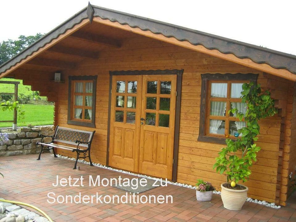 Gartenhaus Blockhaus Carport  Pavillon Holzhaus Pultdach Theken Verkaufsstand Erdbeerverkaufsstand Spargelhütte Weihnachtsmarkthütte Gartenmöbel Carport nach Maß in Rödinghausen