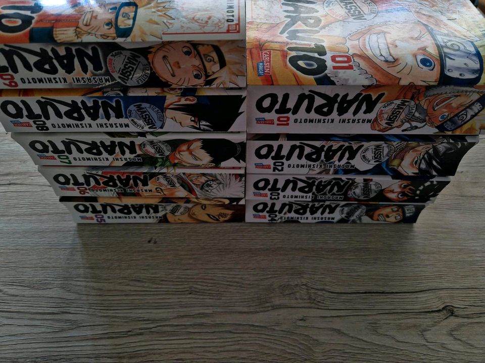 Naruto Mangas 1-9 Massiv in Fehmarn