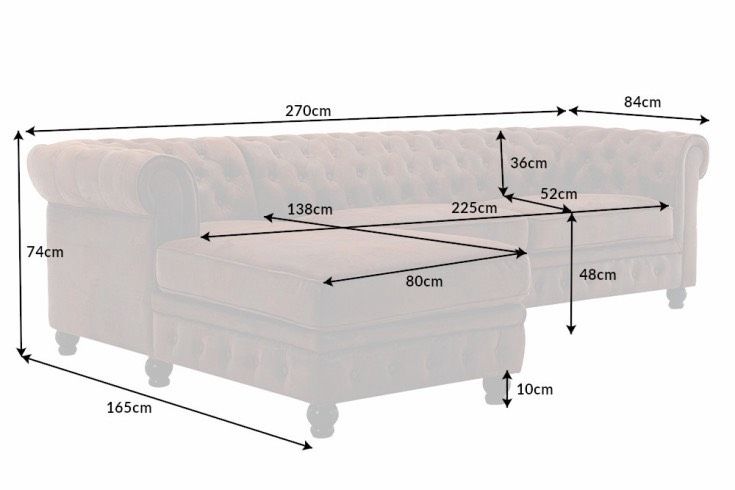 Design Ecksofa CHESTERFIELD in Frankfurt am Main