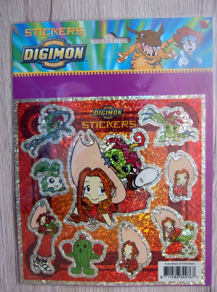 Vintage DIGIMON Sticker/ Aufkleber /Album Sammlung von Jahr 2000 in Augsburg