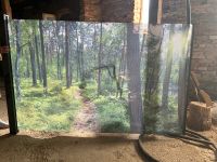 Sichtschutz für Terrasse, unbenutzt mit Waldmotiv Bayern - Gachenbach Vorschau