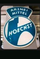 Suche Hoechst AG Arznei Reklame Schild Emaille Hessen - Flörsheim am Main Vorschau
