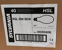 Leuchtmittel HSL-BW 80W Sylvania Bayern - Hammelburg Vorschau