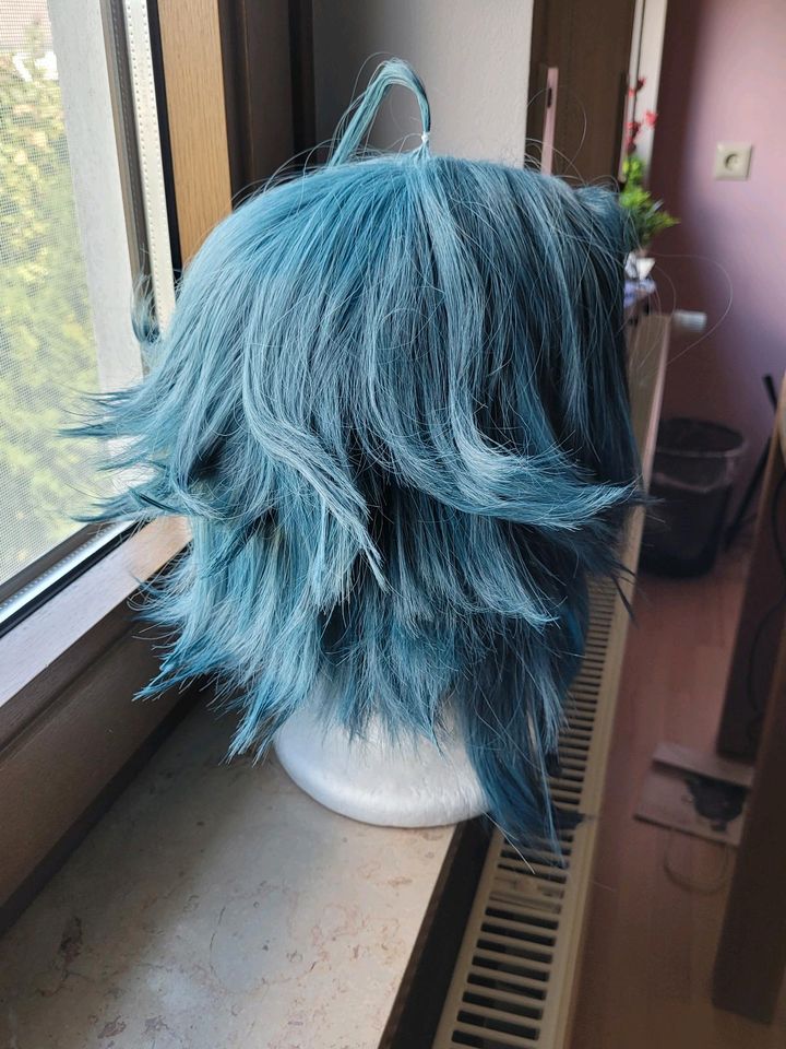 Xiao Genshin Impact cosplay Perücke/Wig gestylt in Morbach