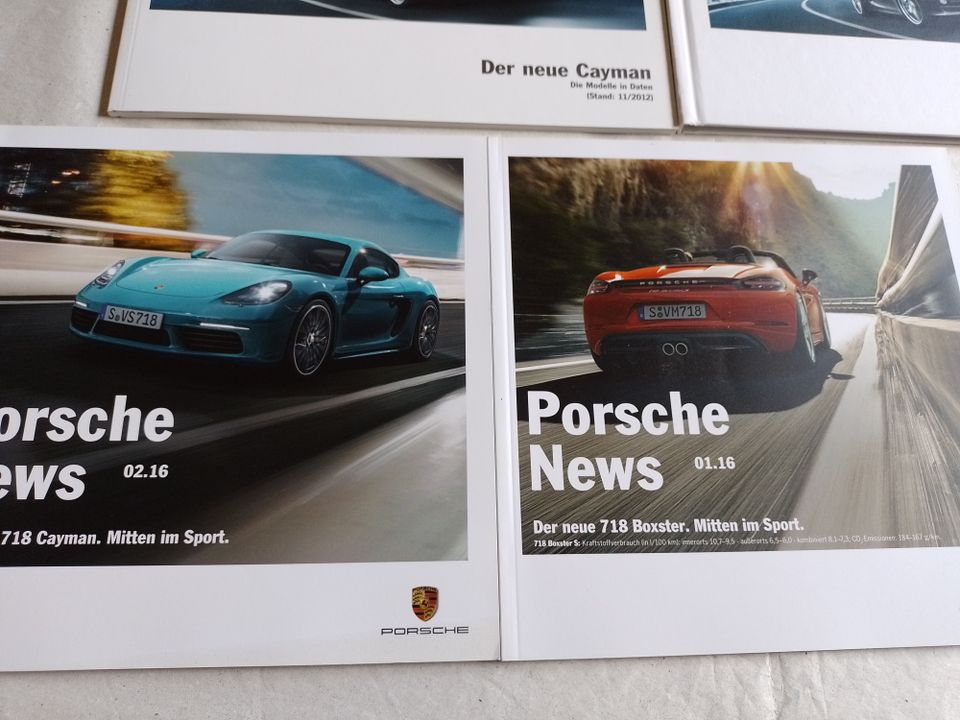 Porsche News - Prospekte, Kataloge - Carrera, 911, Cayman, Boxter in Bremen