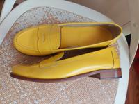 Moska Cieka Penny Loafer gelb ital Leder 40 40.5 41 ? Schleswig-Holstein - Flensburg Vorschau