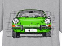 Porsche 911, F-Modell, Targa, T-Shirt, Kennzeichen möglich Bayern - Olching Vorschau