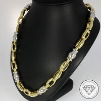 WERT 7.450,- Bicolor Kette 585 Gold 14 KT 64,0 cm 183697 XXYY Elberfeld - Elberfeld-West Vorschau