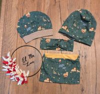 Stirnband/ Mütze/ Beanie/ Loop für Babys/ Kinder - Safari - grün Nordrhein-Westfalen - Lübbecke  Vorschau