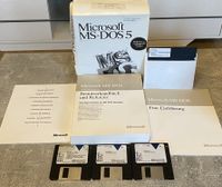 Microsoft MS-DOS 5.0 - OVP - 5,25" Disketten - Handbuch, Einführu Bayern - Aschaffenburg Vorschau