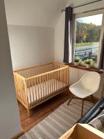 Babybett Holz mit Matratze Natur Niedersachsen - Norden Vorschau