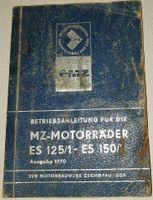 Original Betriebsanleitung MZ Motorräder ES 125/1 - ES 150/1 Mecklenburg-Vorpommern - Rosenow Vorschau