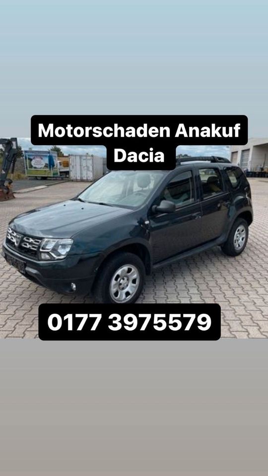 Motorschaden Ankauf Dacia Duster Dokker Lodgy Sandero in Arnsberg