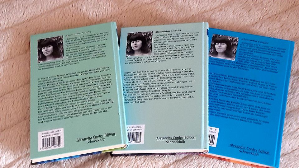 3 Bände von Alexandra Cordes in Seebad Bansin