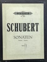 Schubert Sonaten für Klavier zu 2 Händen gebraucht Baden-Württemberg - Mannheim Vorschau