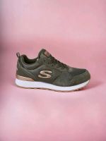 Skechers Sneaker Trainer khaki Leder 36 Hessen - Mühlheim am Main Vorschau