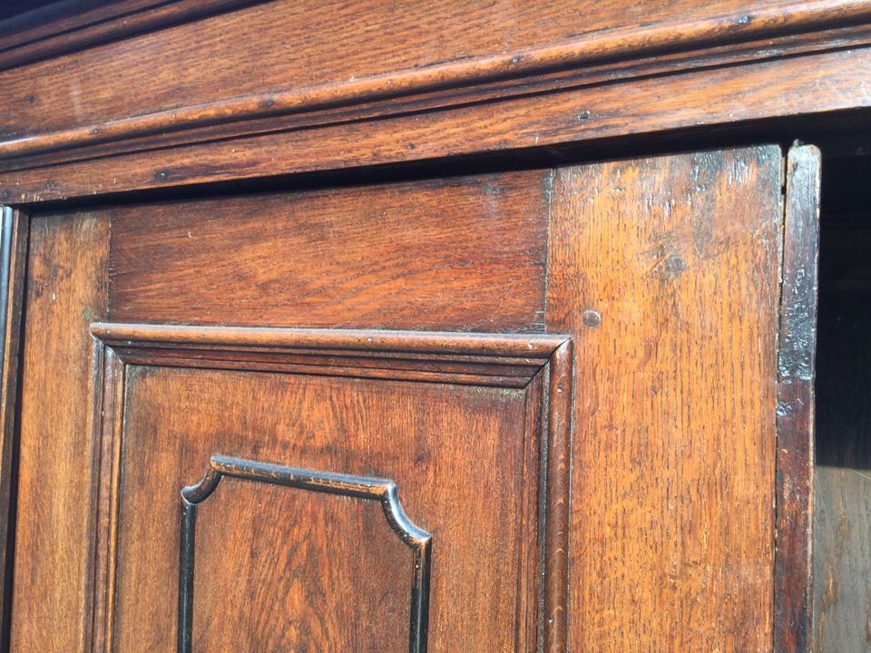 Antiker Barokschrank in Eiche von ca 1880 2 türig in Neuenhaus