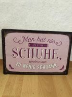 Blechschild 30x20cm, Nostalgie-Schild, rosa-farben Bayern - Aschaffenburg Vorschau